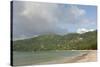 Beach at Bel Ombre, Baie Beau Vallon, Mahe, Seychelles, Indian Ocean Islands-Guido Cozzi-Stretched Canvas