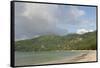 Beach at Bel Ombre, Baie Beau Vallon, Mahe, Seychelles, Indian Ocean Islands-Guido Cozzi-Framed Stretched Canvas