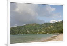 Beach at Bel Ombre, Baie Beau Vallon, Mahe, Seychelles, Indian Ocean Islands-Guido Cozzi-Framed Photographic Print