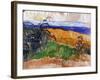 Beach at Bellangenay, 1889-Paul Gauguin-Framed Giclee Print