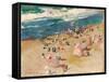 Beach at Biarritz, 1906-Joaquin Sorolla y Bastida-Framed Stretched Canvas