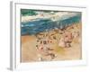 Beach at Biarritz, 1906-Joaquin Sorolla y Bastida-Framed Giclee Print