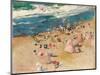 Beach at Biarritz, 1906-Joaquin Sorolla y Bastida-Mounted Giclee Print