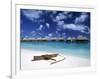 Beach at Bora Bora Nui Resort, Bora Bora, French Polynesia-Walter Bibikow-Framed Photographic Print