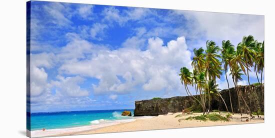 Beach at Bottom Bay, St. Philip, Barbados, Caribbean-null-Stretched Canvas