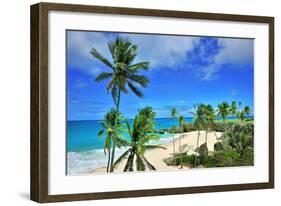 Beach at Bottom Bay, St. Philip, Barbados, Caribbean-null-Framed Art Print