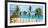 Beach at Bottom Bay, St. Philip, Barbados, Caribbean-null-Framed Art Print