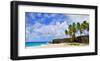 Beach at Bottom Bay, St. Philip, Barbados, Caribbean-null-Framed Art Print