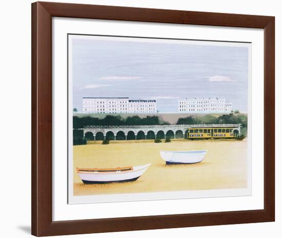 Beach at Brighton-Mary Faulconer-Framed Limited Edition