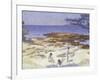 Beach at Cabasson (Baigne-Cul), 1891-92-Henri-Edmond Cross-Framed Giclee Print