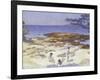 Beach at Cabasson (Baigne-Cul), 1891-92-Henri-Edmond Cross-Framed Giclee Print