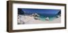 Beach at Cala Mariolu bay, Province of Nuoro, Sardinia, Italy-null-Framed Art Print