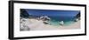 Beach at Cala Mariolu bay, Province of Nuoro, Sardinia, Italy-null-Framed Art Print