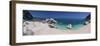 Beach at Cala Mariolu bay, Province of Nuoro, Sardinia, Italy-null-Framed Art Print