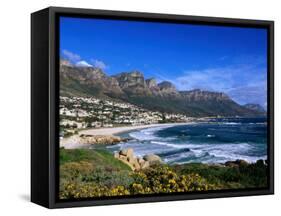 Beach at Camps Bay, Cape Town, South Africa-Ariadne Van Zandbergen-Framed Stretched Canvas