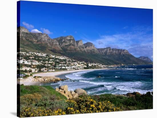 Beach at Camps Bay, Cape Town, South Africa-Ariadne Van Zandbergen-Stretched Canvas