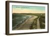 Beach at Cardiff, San Diego County, California-null-Framed Art Print