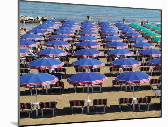 Beach at Cattolica, Adriatic Coast, Emilia-Romagna, Italy, Europe-Hans Peter Merten-Mounted Photographic Print