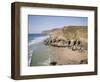 Beach at Chapel Porth, Near St. Agnes, Cornwall, England, United Kingdom-Richard Ashworth-Framed Photographic Print