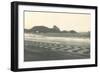 Beach at Copacabana-null-Framed Art Print