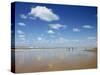 Beach at Cotes D'Argent in Gironde, Aquitaine, France, Europe-David Hughes-Stretched Canvas