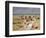 Beach at Courseulles-Henri Michel-Levy-Framed Giclee Print