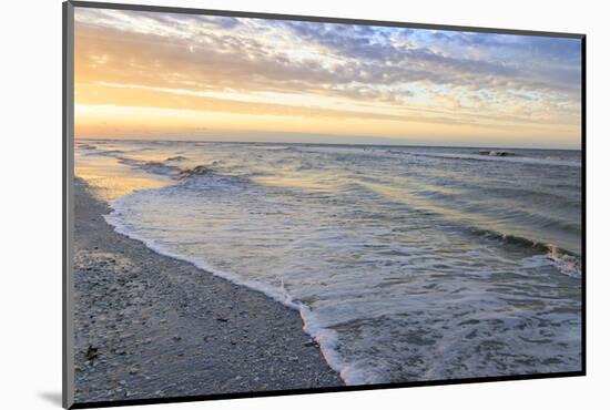 Beach at dawn, Sanibel Island, Florida.-William Sutton-Mounted Photographic Print