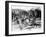 Beach at Deauville, August 15, 1930-null-Framed Photographic Print