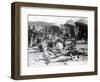 Beach at Deauville, August 15, 1930-null-Framed Photographic Print