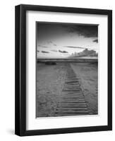 Beach at Dusk, Liepaja, Latvia-Ian Trower-Framed Photographic Print