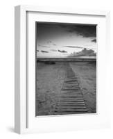 Beach at Dusk, Liepaja, Latvia-Ian Trower-Framed Photographic Print