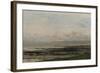 Beach at Ebb Tide-Charles Francois Daubigny-Framed Art Print