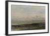 Beach at Ebb Tide-Charles Francois Daubigny-Framed Art Print