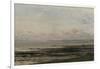 Beach at Ebb Tide-Charles Francois Daubigny-Framed Art Print