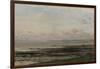 Beach at Ebb Tide-Charles Francois Daubigny-Framed Art Print