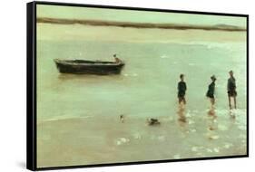 Beach at Etaples, 1887-Philip Wilson Steer-Framed Stretched Canvas