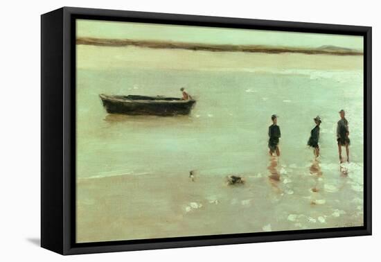 Beach at Etaples, 1887-Philip Wilson Steer-Framed Stretched Canvas