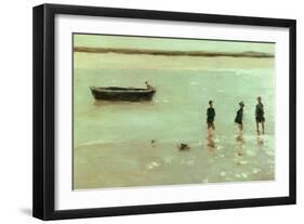 Beach at Etaples, 1887-Philip Wilson Steer-Framed Giclee Print