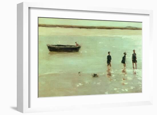 Beach at Etaples, 1887-Philip Wilson Steer-Framed Giclee Print