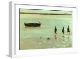 Beach at Etaples, 1887-Philip Wilson Steer-Framed Giclee Print