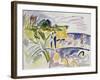 Beach at Fehmarn, 1913-Ernst Ludwig Kirchner-Framed Giclee Print