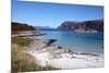 Beach at Gasvaer, Kvalfjord, Troms, North Norway, Norway, Scandinavia, Europe-David Lomax-Mounted Photographic Print