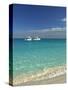 Beach at Grace Bay, Providenciales Island, Turks and Caicos, Caribbean-Walter Bibikow-Stretched Canvas