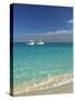 Beach at Grace Bay, Providenciales Island, Turks and Caicos, Caribbean-Walter Bibikow-Stretched Canvas
