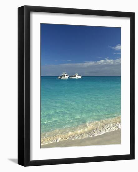 Beach at Grace Bay, Providenciales Island, Turks and Caicos, Caribbean-Walter Bibikow-Framed Photographic Print