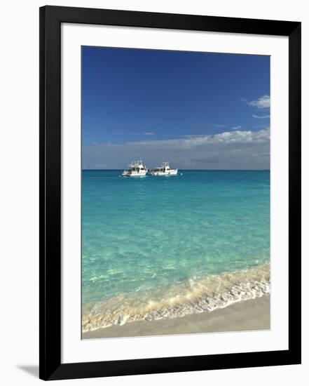 Beach at Grace Bay, Providenciales Island, Turks and Caicos, Caribbean-Walter Bibikow-Framed Photographic Print