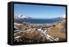 Beach at Grotfjord, Kvaloya (Whale Island), Troms, Norway, Scandinavia, Europe-David Lomax-Framed Stretched Canvas