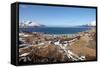 Beach at Grotfjord, Kvaloya (Whale Island), Troms, Norway, Scandinavia, Europe-David Lomax-Framed Stretched Canvas