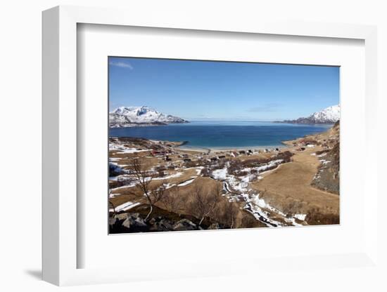 Beach at Grotfjord, Kvaloya (Whale Island), Troms, Norway, Scandinavia, Europe-David Lomax-Framed Photographic Print