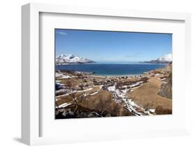 Beach at Grotfjord, Kvaloya (Whale Island), Troms, Norway, Scandinavia, Europe-David Lomax-Framed Photographic Print